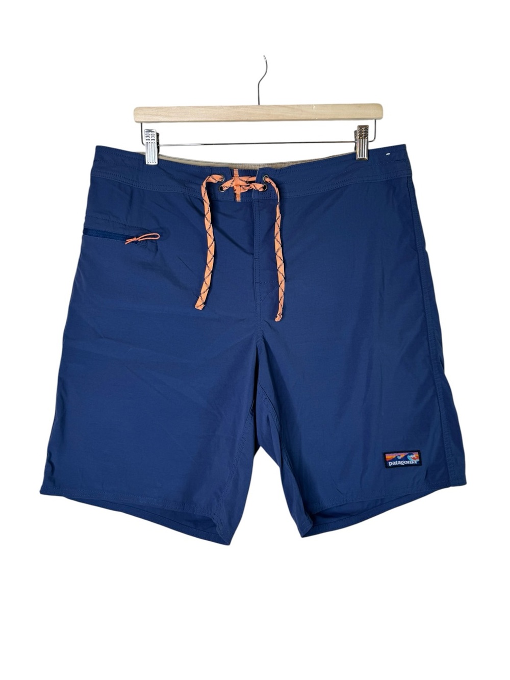 Patagonia Stretch Wavefarer Board Shorts Men's Size 36 Stone Blue #86543